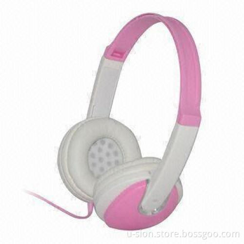 Colorful Wired Headphones for Young People, with Adjustable Headband and Cushioned Ear Pads